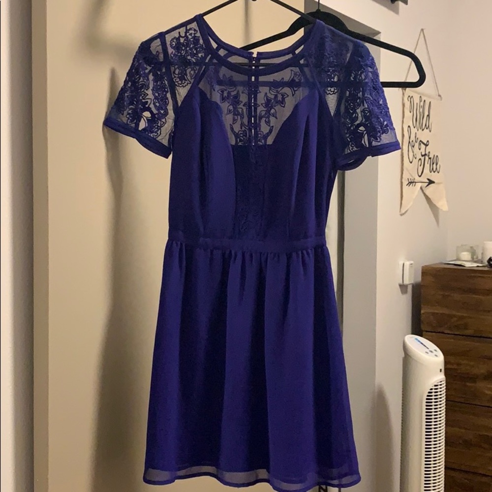 Purple Lace Dress